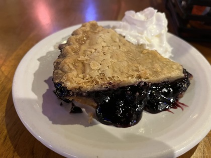 blueberry pie